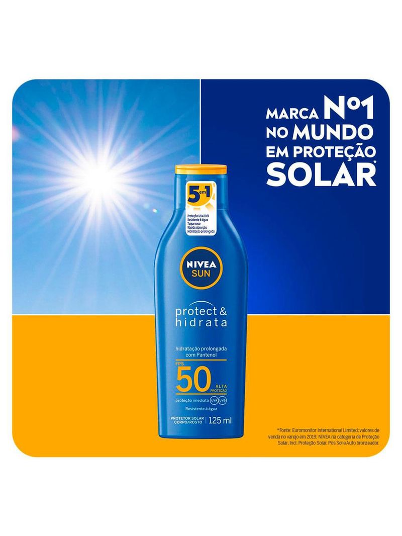 Protetor solar nivea sun protect & hidrata fps50