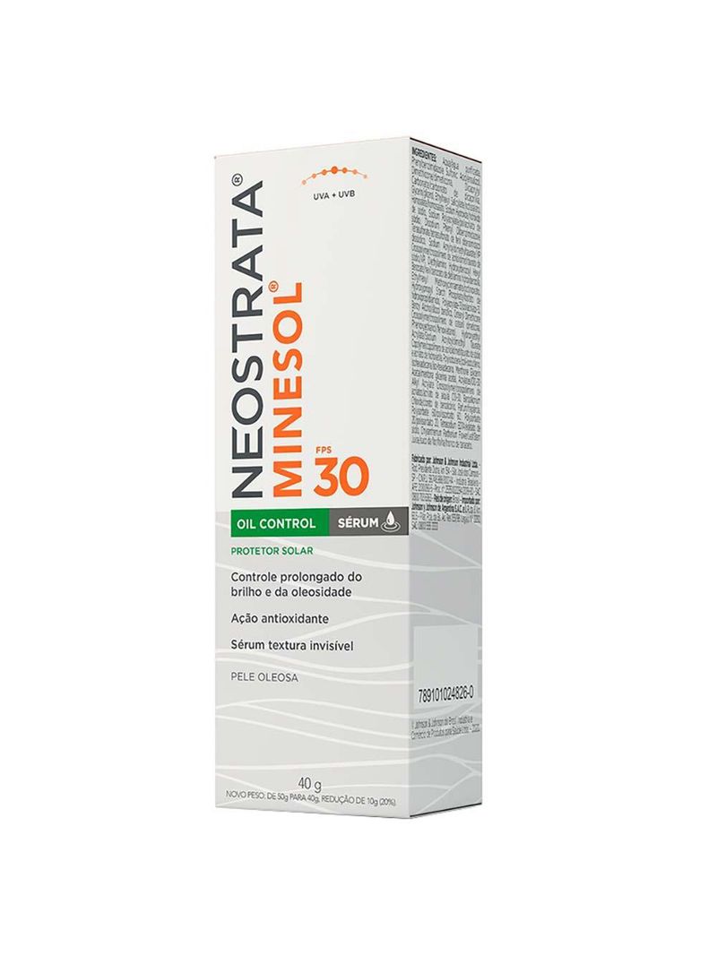 Protetor solar neostrata minesol oil control sérum fps 30
