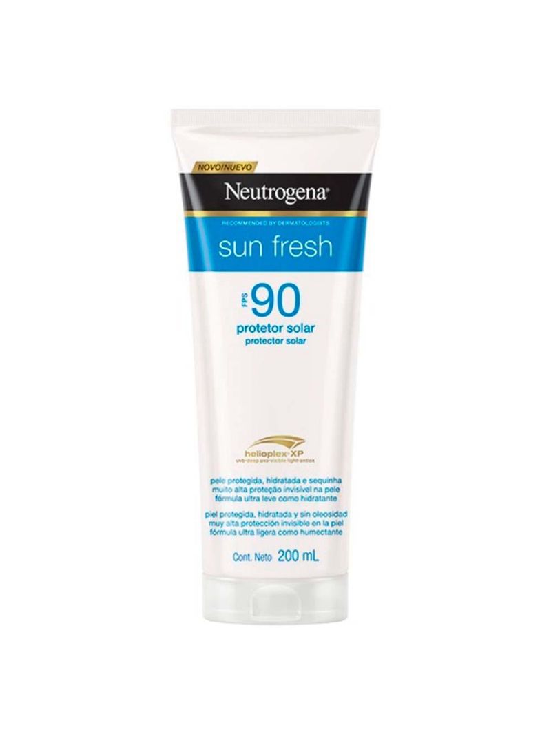 Protetor solar neutrogena sun fresh fps 90
