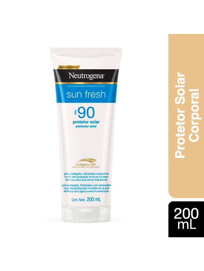 Protetor solar neutrogena sun fresh fps 90
