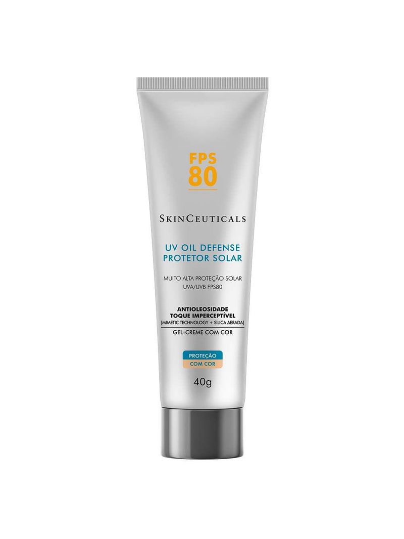 Protetor solar skinceuticals - uv oil defense fps 80 tinted