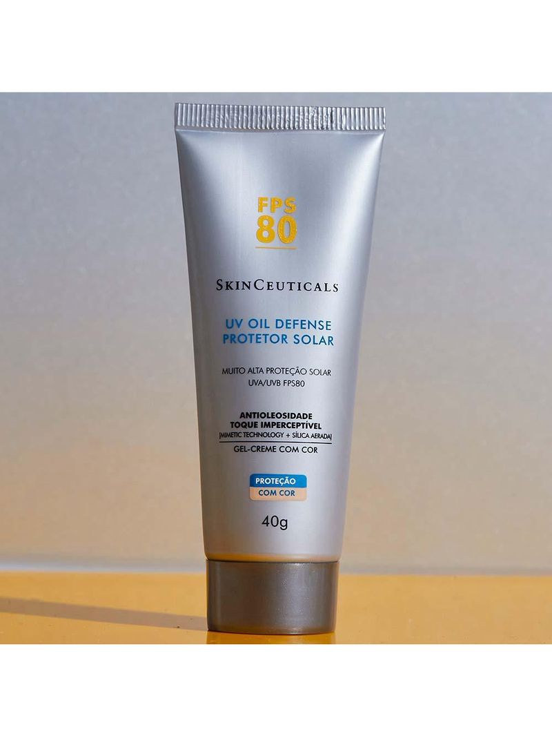 Protetor solar skinceuticals - uv oil defense fps 80 tinted