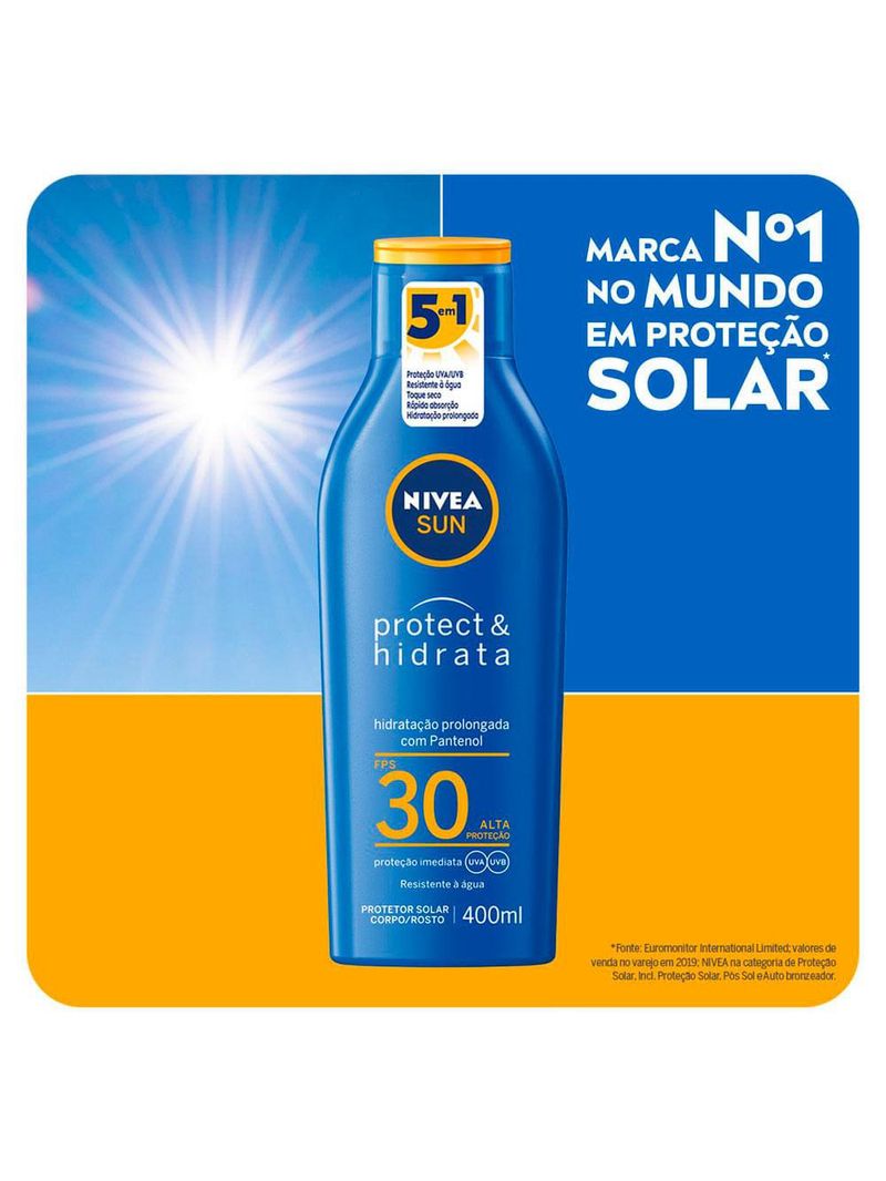 Protetor solar nivea sun protect & hidrata fps30