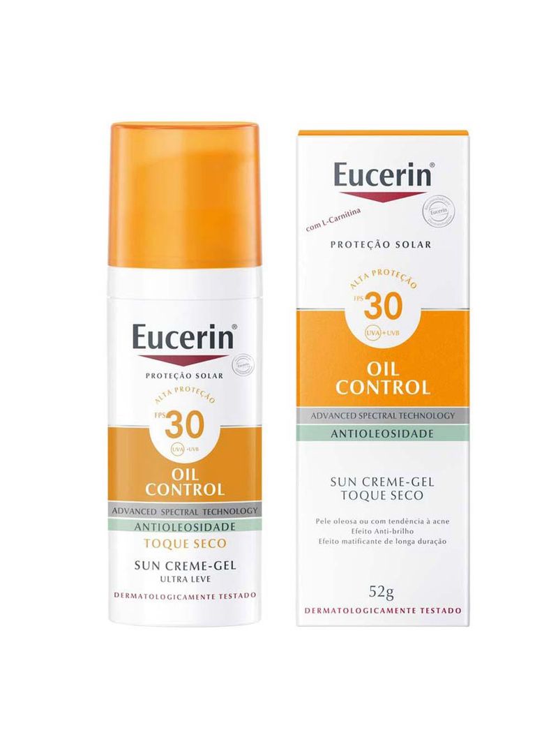Protetor solar eucerin sun oil control fps30
