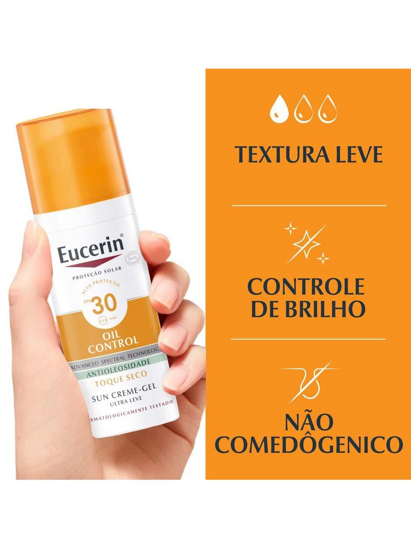 Protetor solar eucerin sun oil control fps30