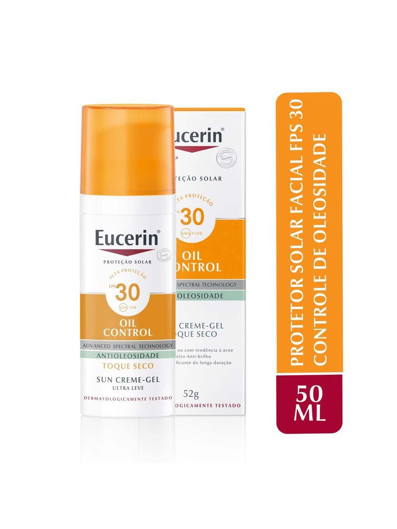 Protetor solar eucerin sun oil control fps30
