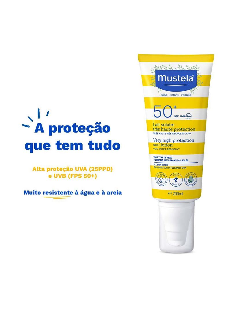 Protetor solar mustela - protetor solar infantil mustela fps50+