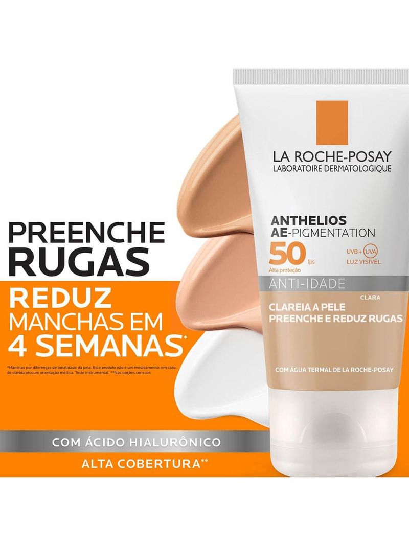Protetor solar anti-idade la roche posay - anthelios ae-pigmentation fps50
