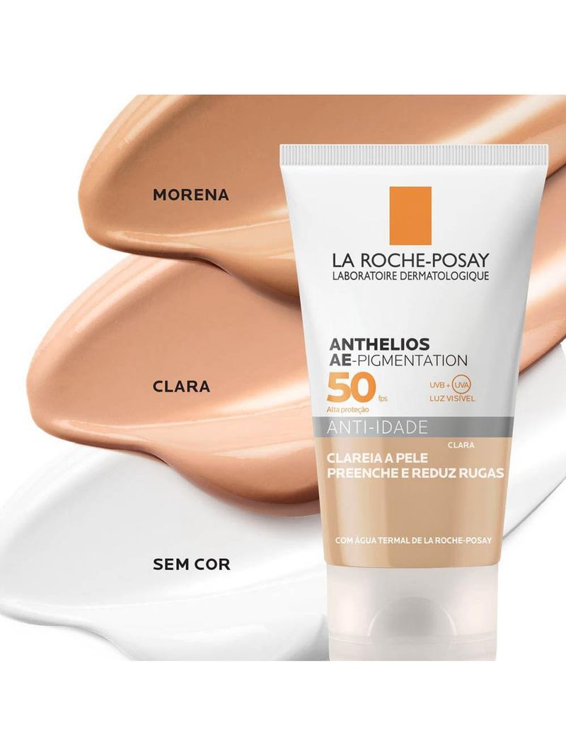 Protetor solar anti-idade la roche posay - anthelios ae-pigmentation fps50