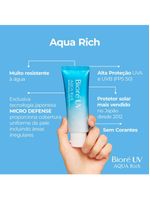 Protetor solar bioré - aqua rich watery essence fps 50