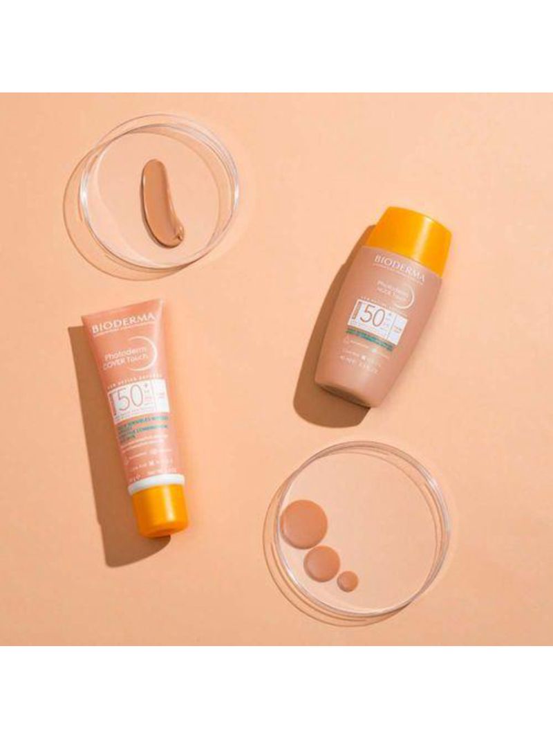Protetor solar com cor bioderma photoderm nude touch mineral fps 50+
