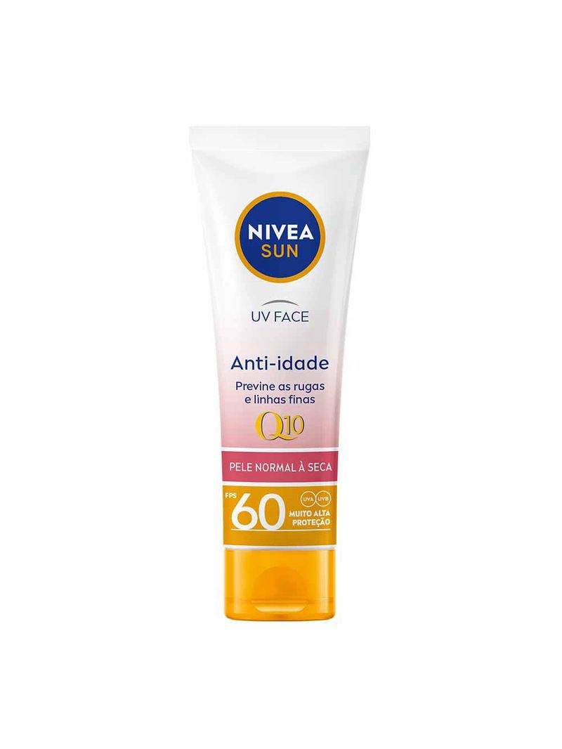 Nivea sun protetor solar uv face q10 anti-idade fps 60