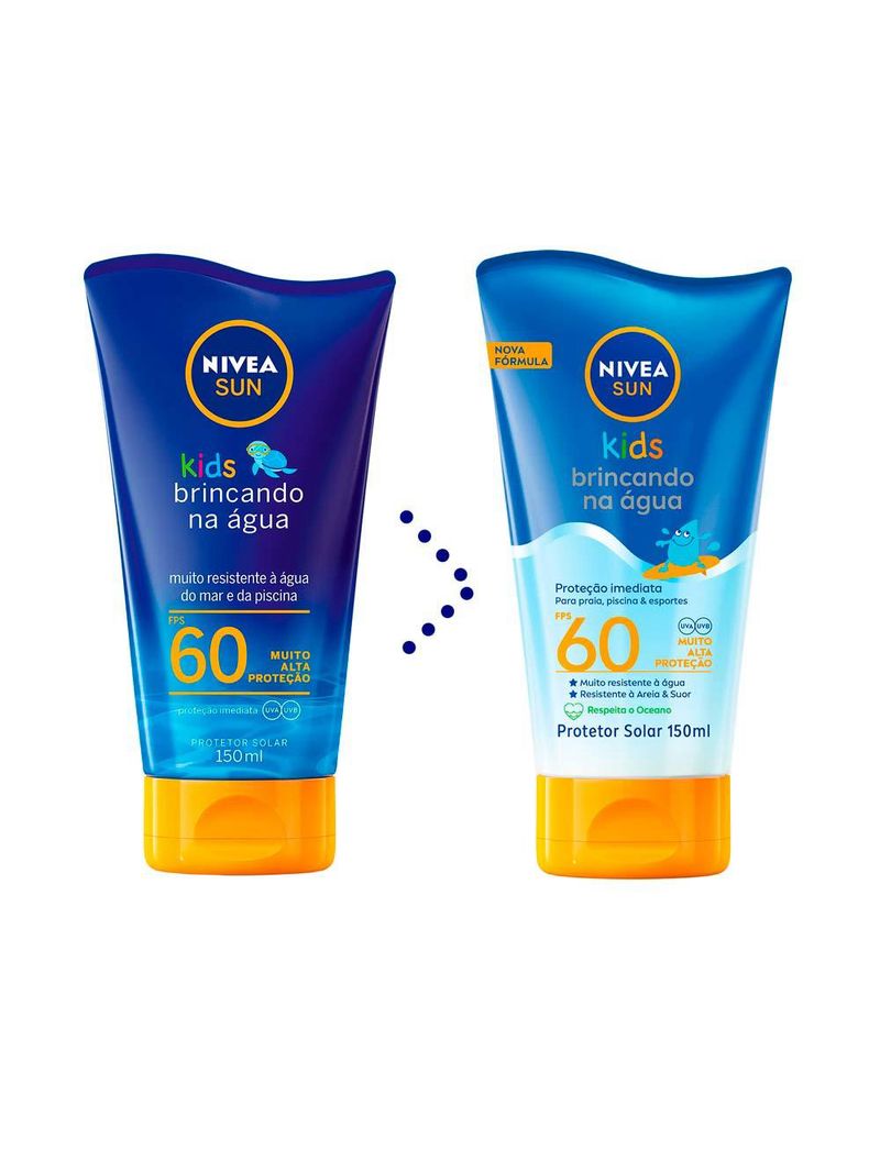 Nivea sun protetor solar kids brincando na Água fps 60