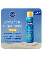 Nivea sun protetor solar spray protect & toque seco fps 50