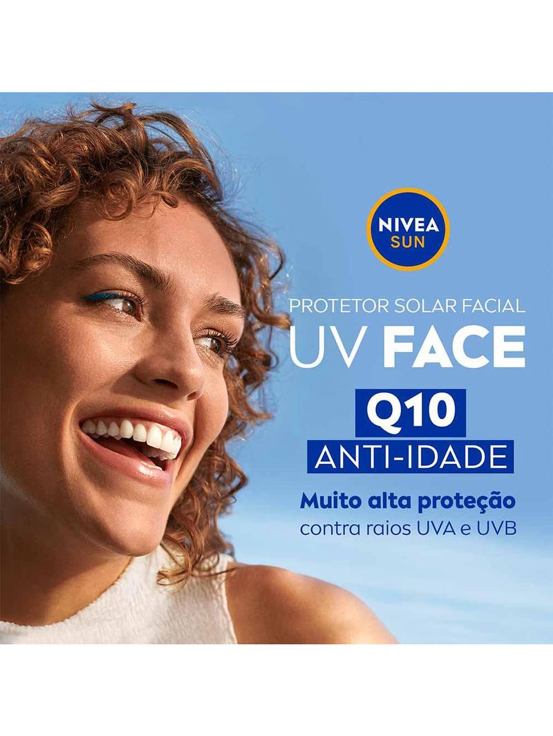 Nivea sun protetor solar uv face q10 anti-idade fps 60
