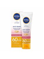 Nivea sun protetor solar uv face q10 anti-idade fps 60