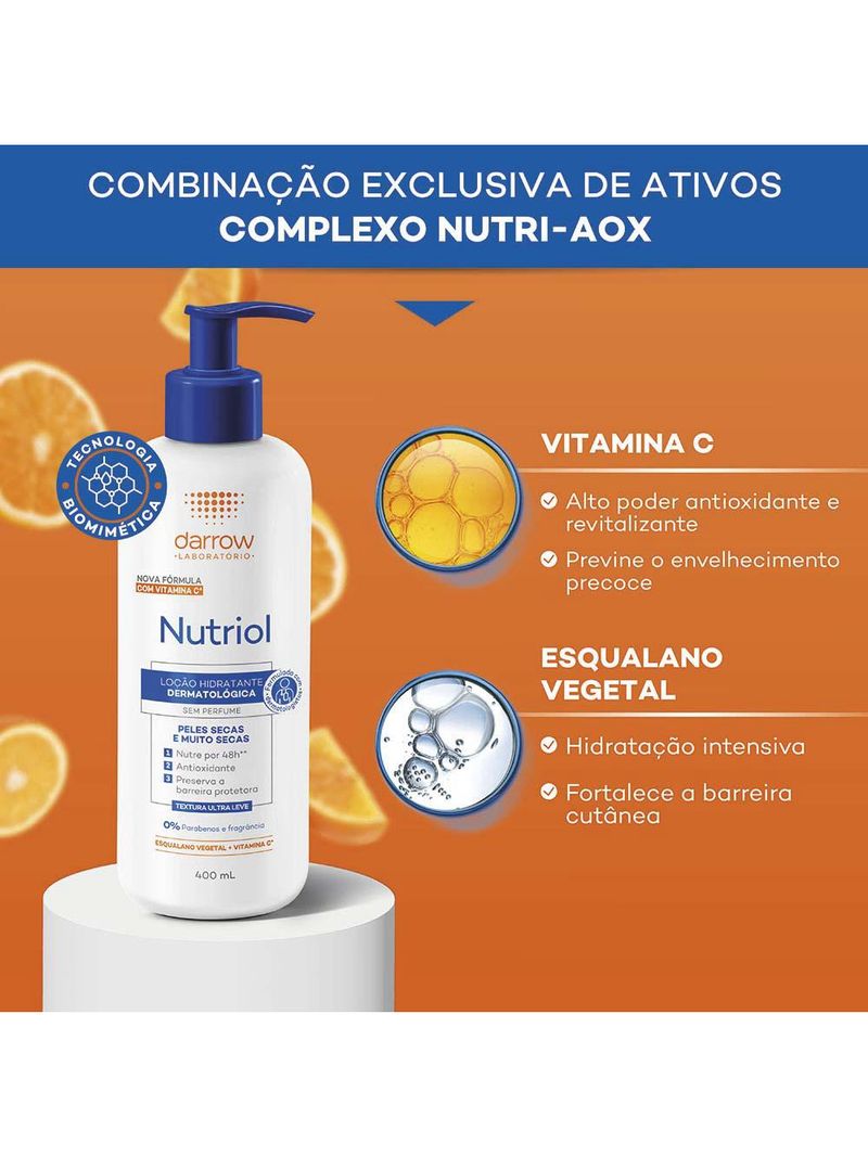 Nutriol hidratante intensivo dermatológico darrow