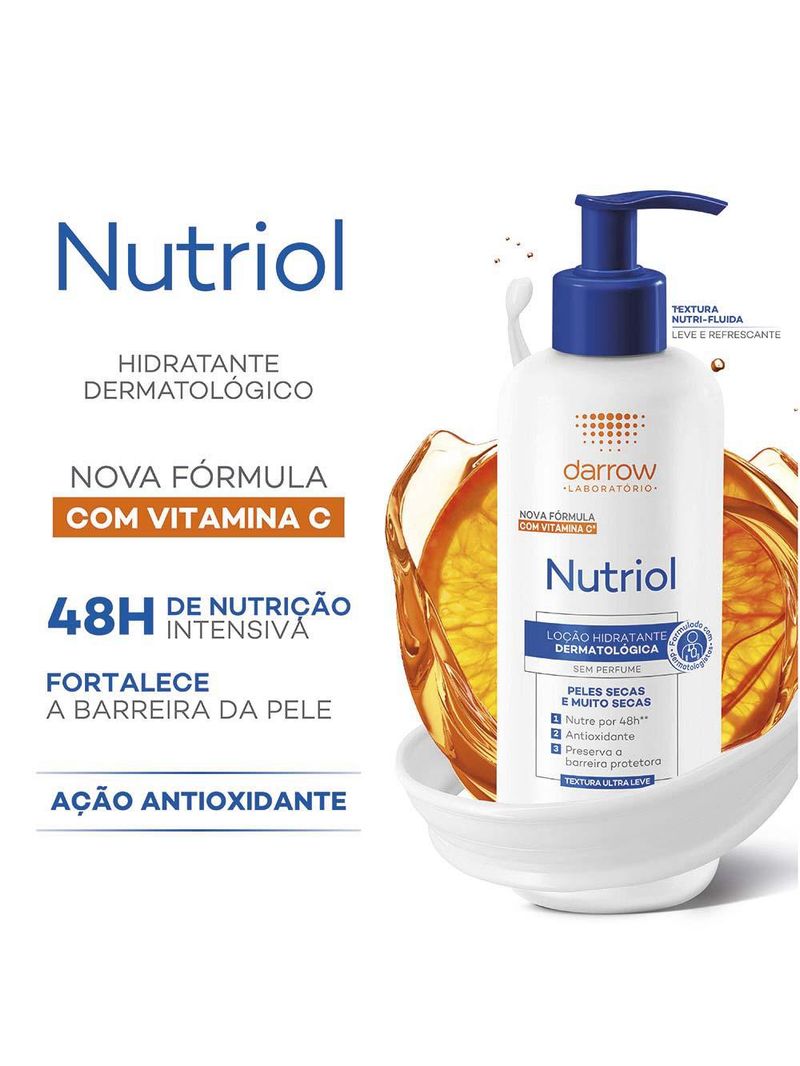 Nutriol hidratante intensivo dermatológico darrow