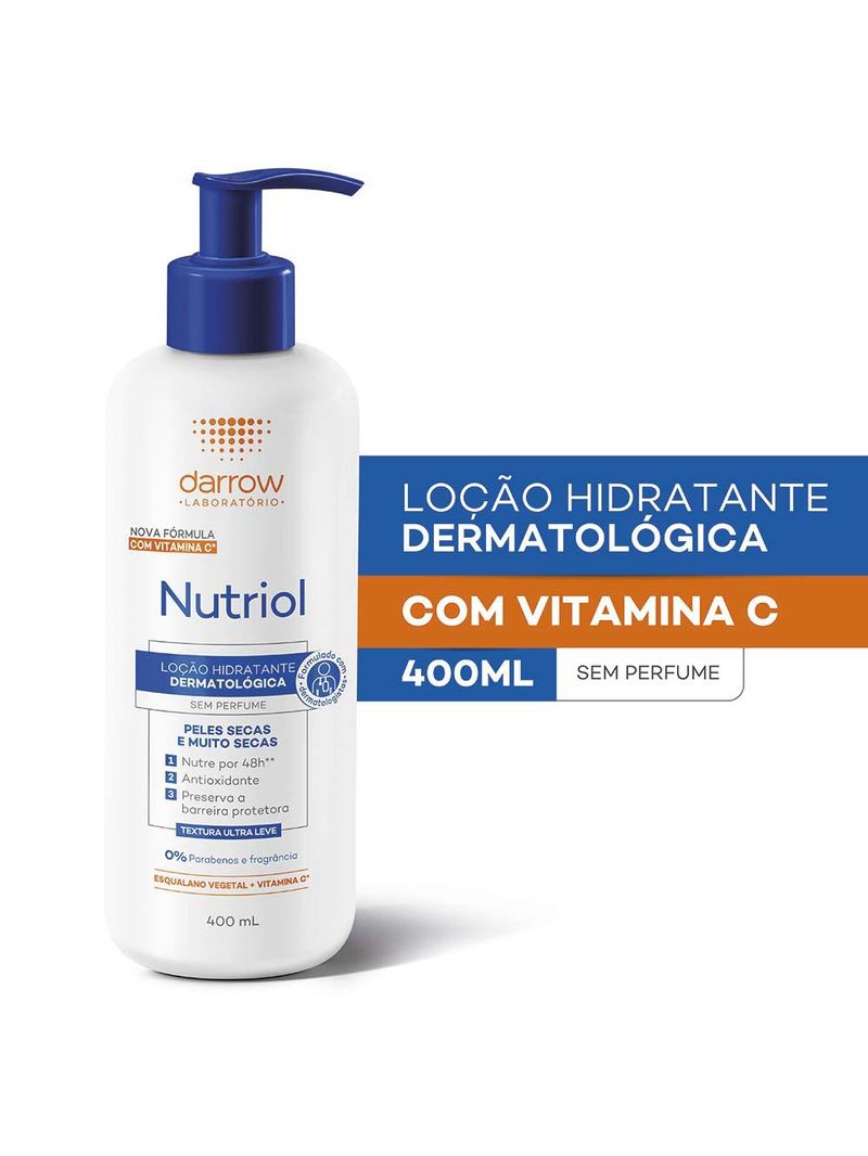 Loção hidratante darrow nutriol - sem perfume