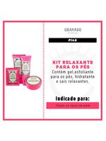 Kit granado spa relaxante para os pés