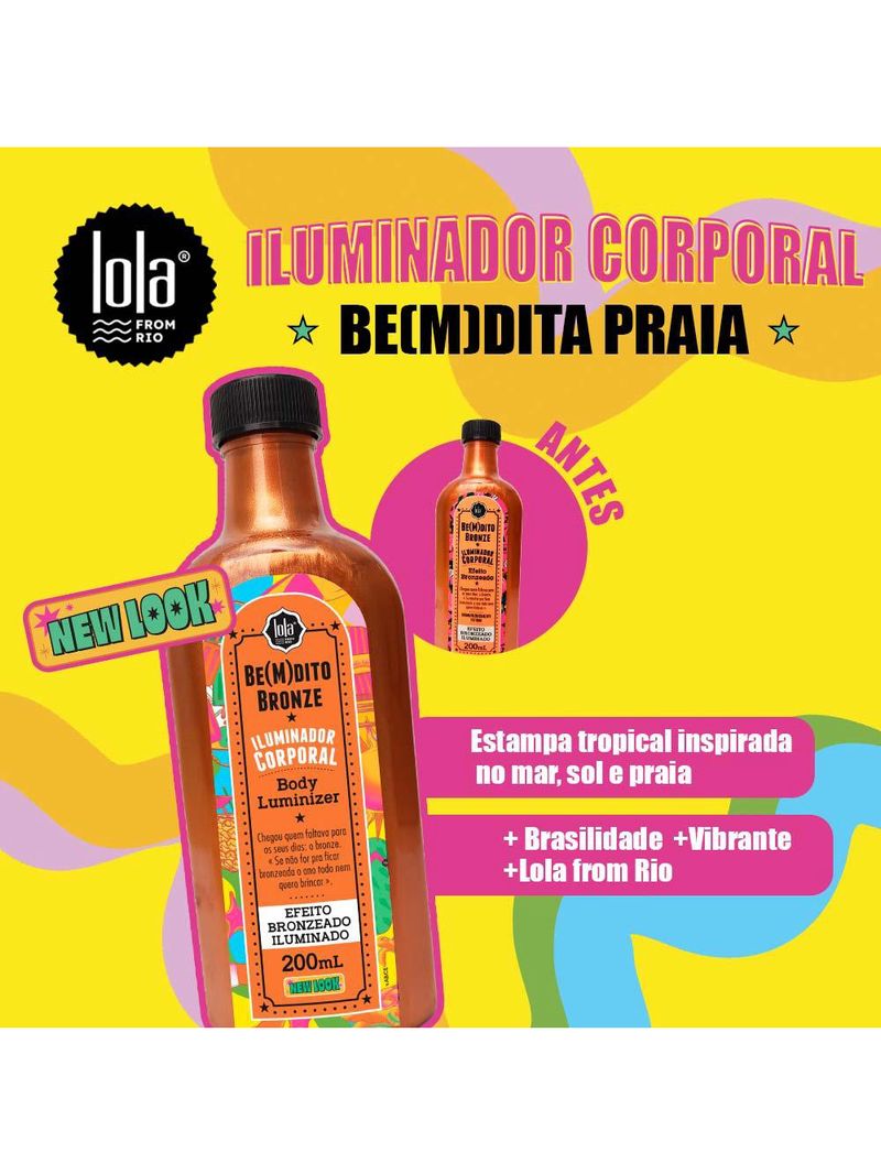 Iluminador corporal lola cosmetics - be(m)dito bronze