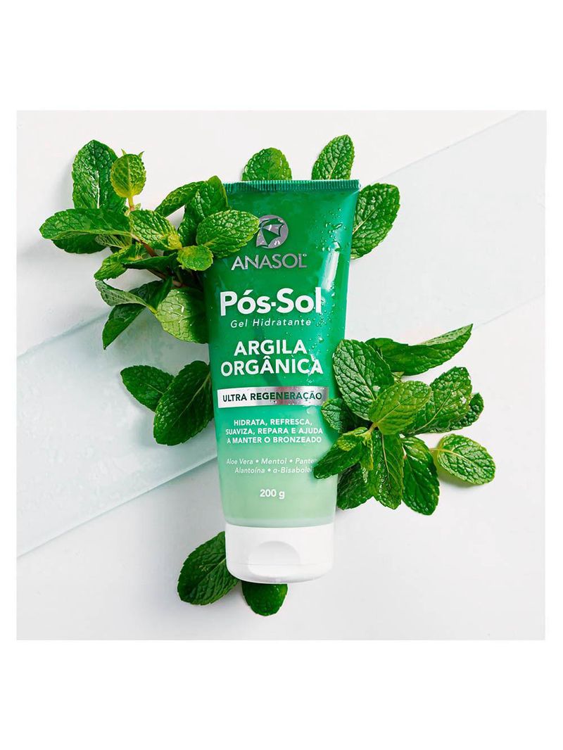 Gel hidratante pós-sol argila anasol