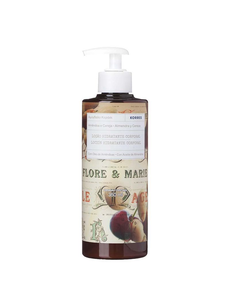 Hidratante corporal korres – amêndoa doce e cereja