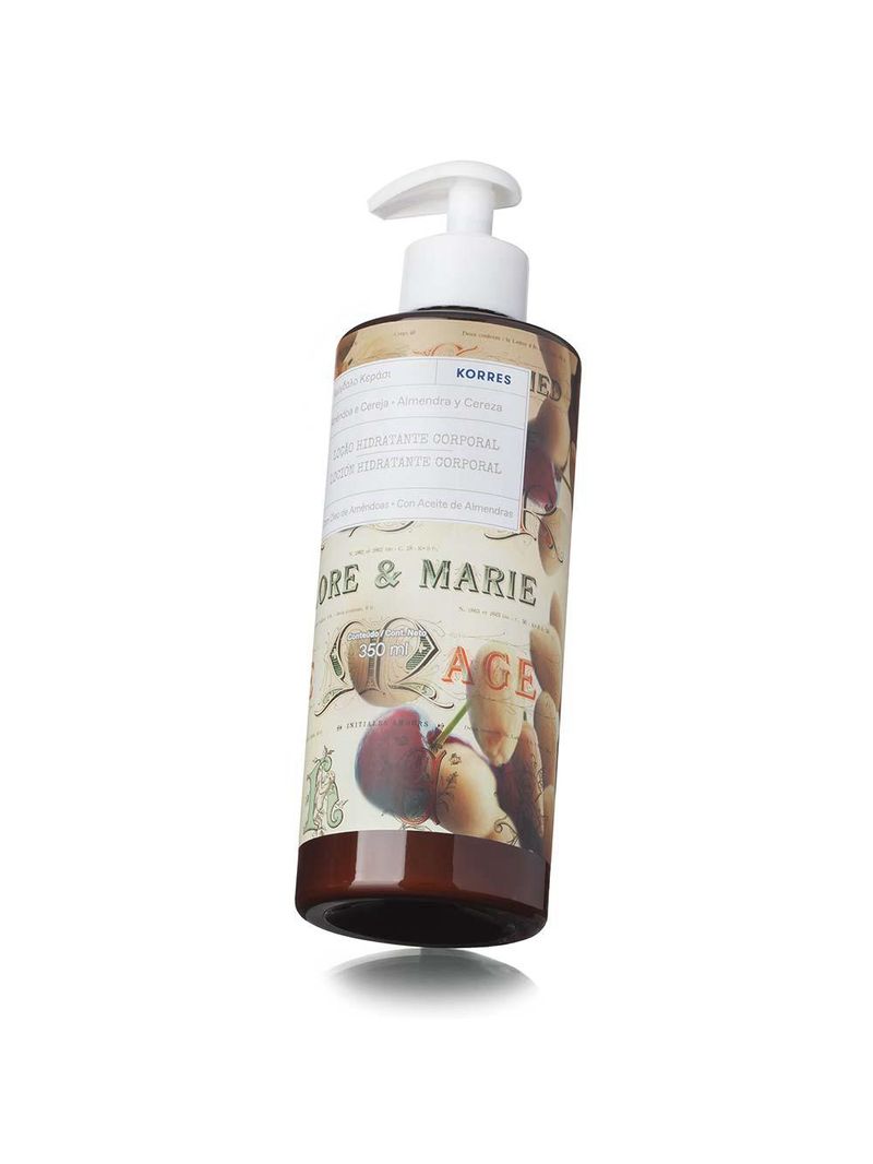 Hidratante corporal korres – amêndoa doce e cereja