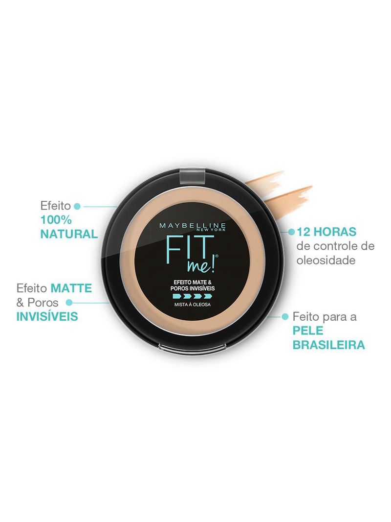 Pó compacto maybelline - fit me!