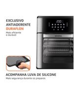 Fritadeira Air Fryer Forno Oven 12L Mondial - Preto e Inox AFON-12L-BI - 110V