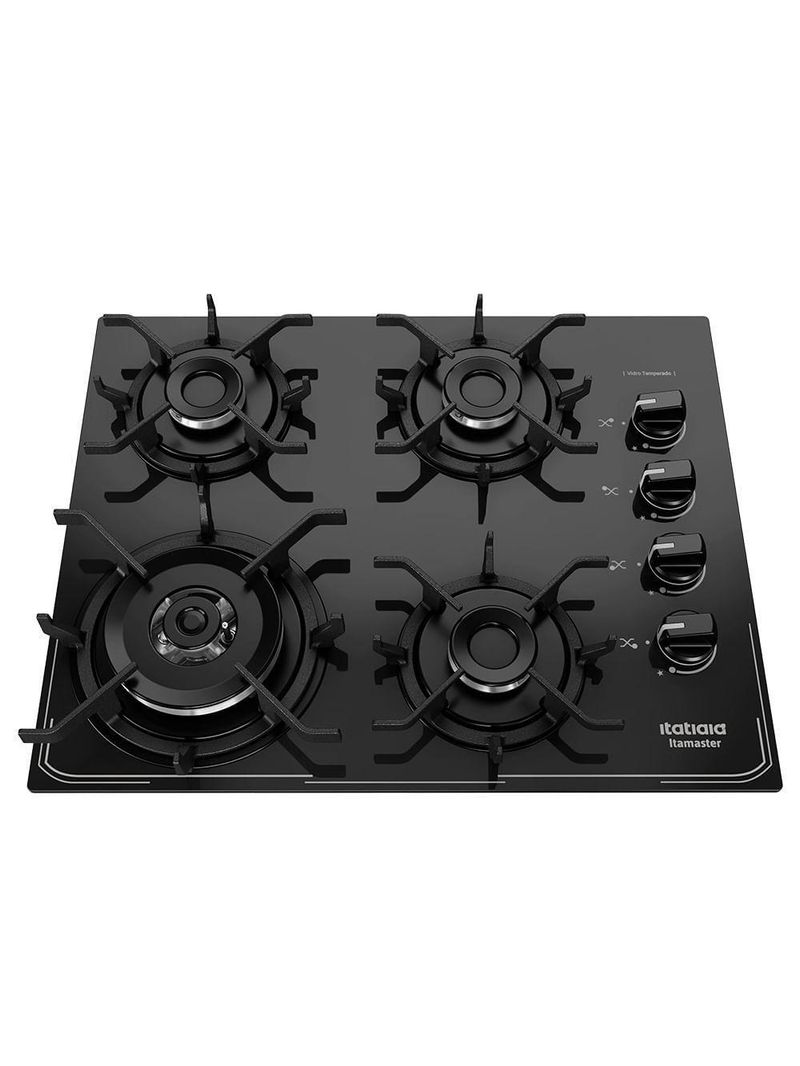 Cooktop Itamaster 4 Bocas Preto Bivolt