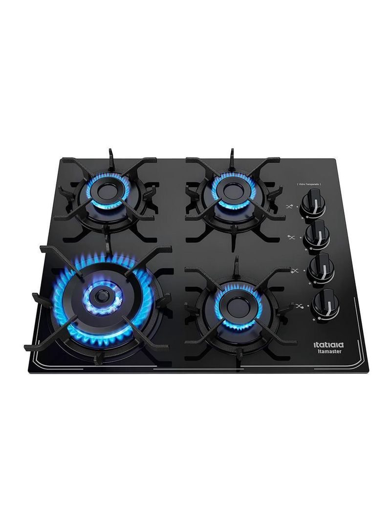 Cooktop Itamaster 4 Bocas Preto Bivolt