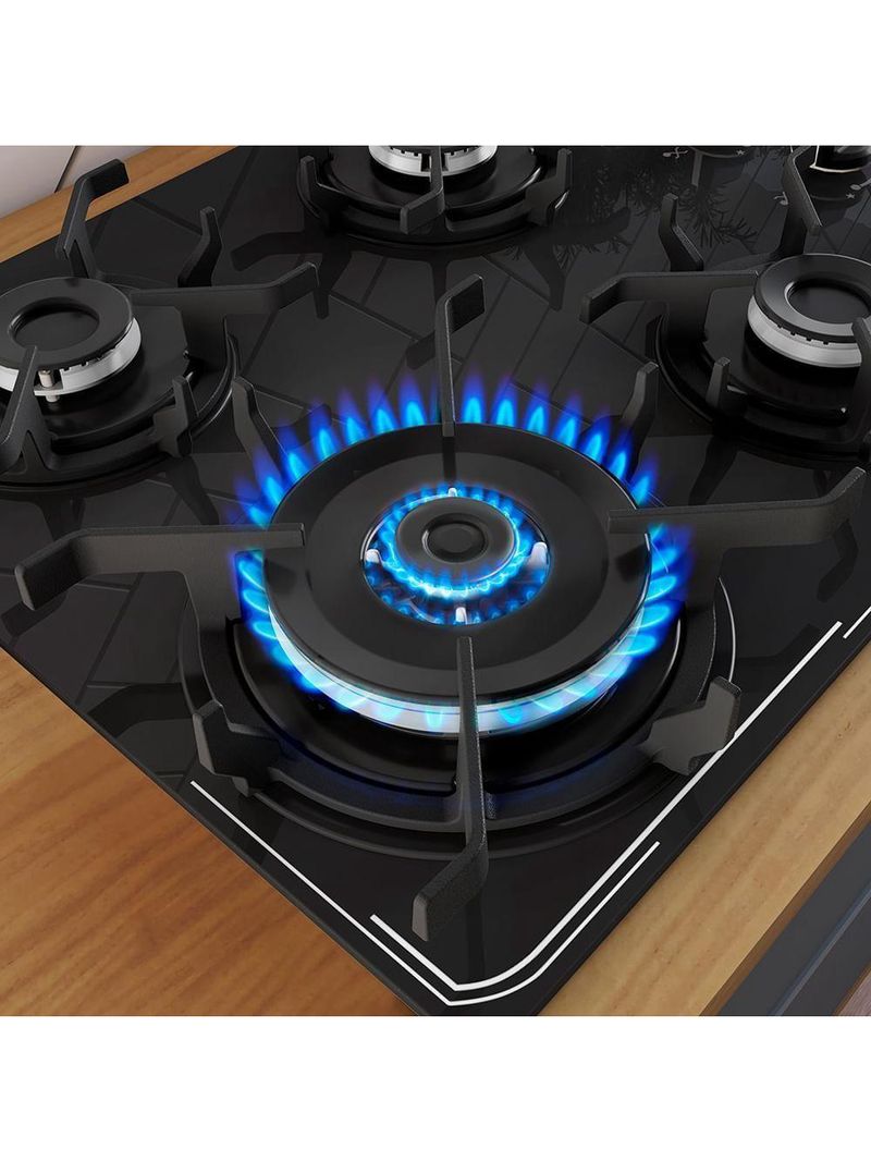 Cooktop Itamaster 4 Bocas Preto Bivolt