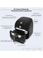 Fritadeira Air Fryer Itatiaia 8L 127V