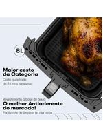 Fritadeira Air Fryer Itatiaia 8L 127V