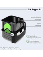 Fritadeira Air Fryer Itatiaia 8L 127V