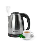 Chaleira Eletrica Aço Inox Jarra Bule 1500W 2L Portatil 110V