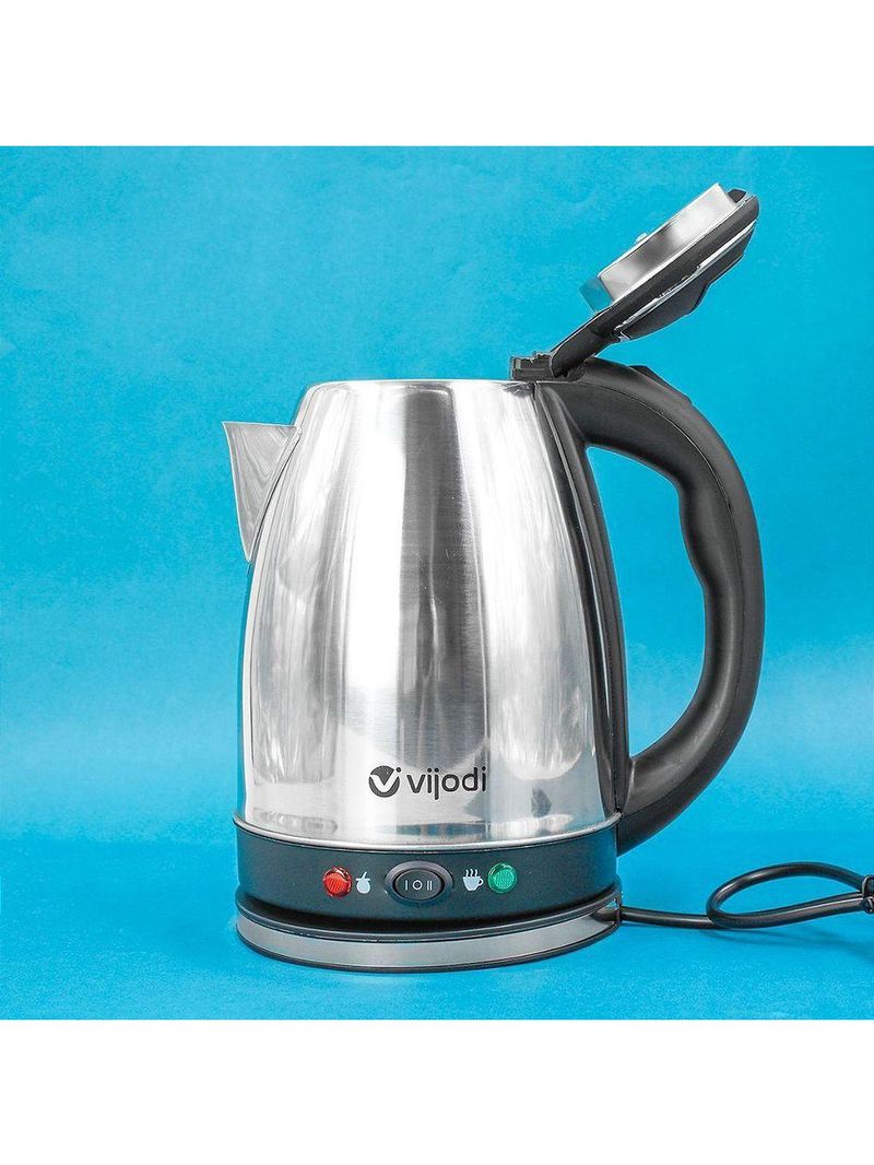 Chaleira Eletrica Aço Inox Jarra Bule 1500W 2L Portatil 110V