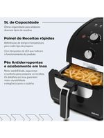 Fritadeira Air Fryer Itatiaia 5l 127v