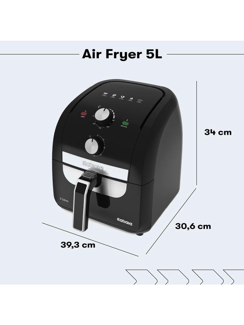Fritadeira Air Fryer Itatiaia 5l 127v
