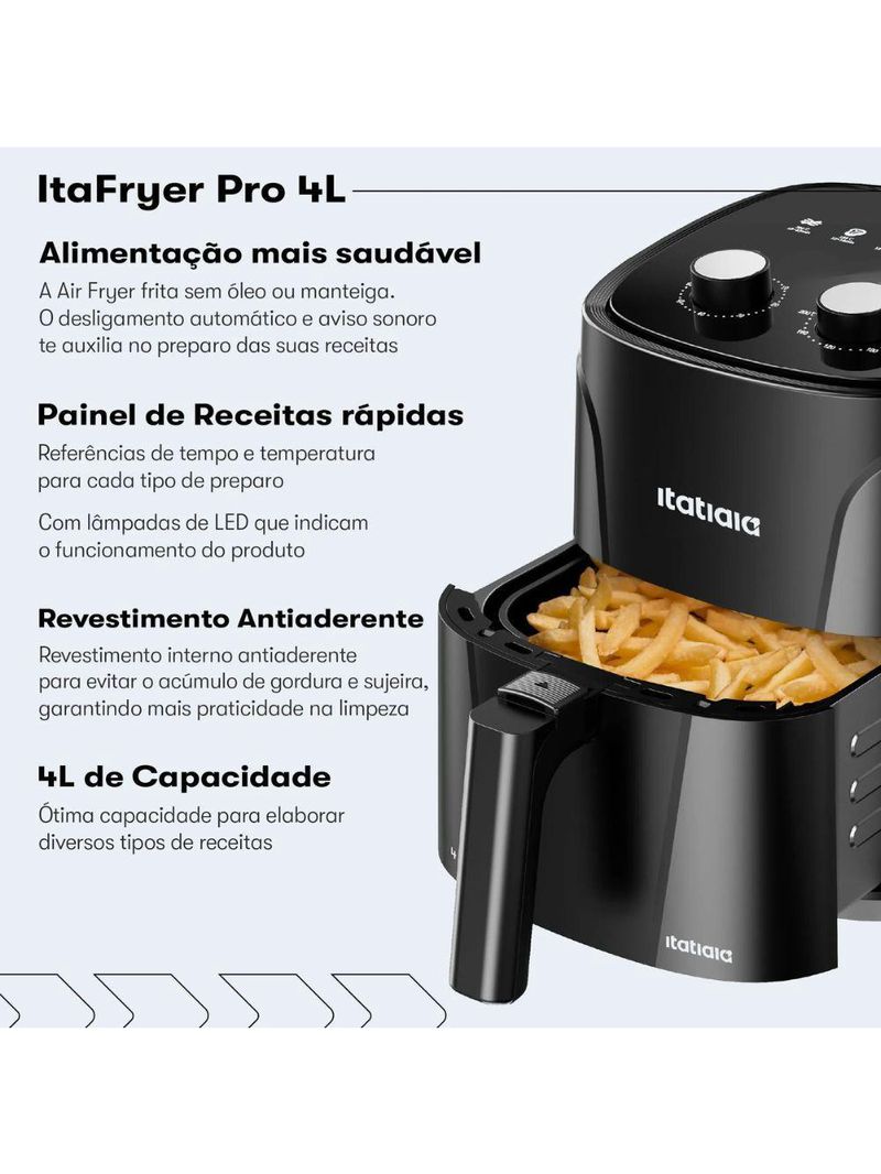 Fritadeira Air Fryer Itatiaia AFITA1006 4L 110V