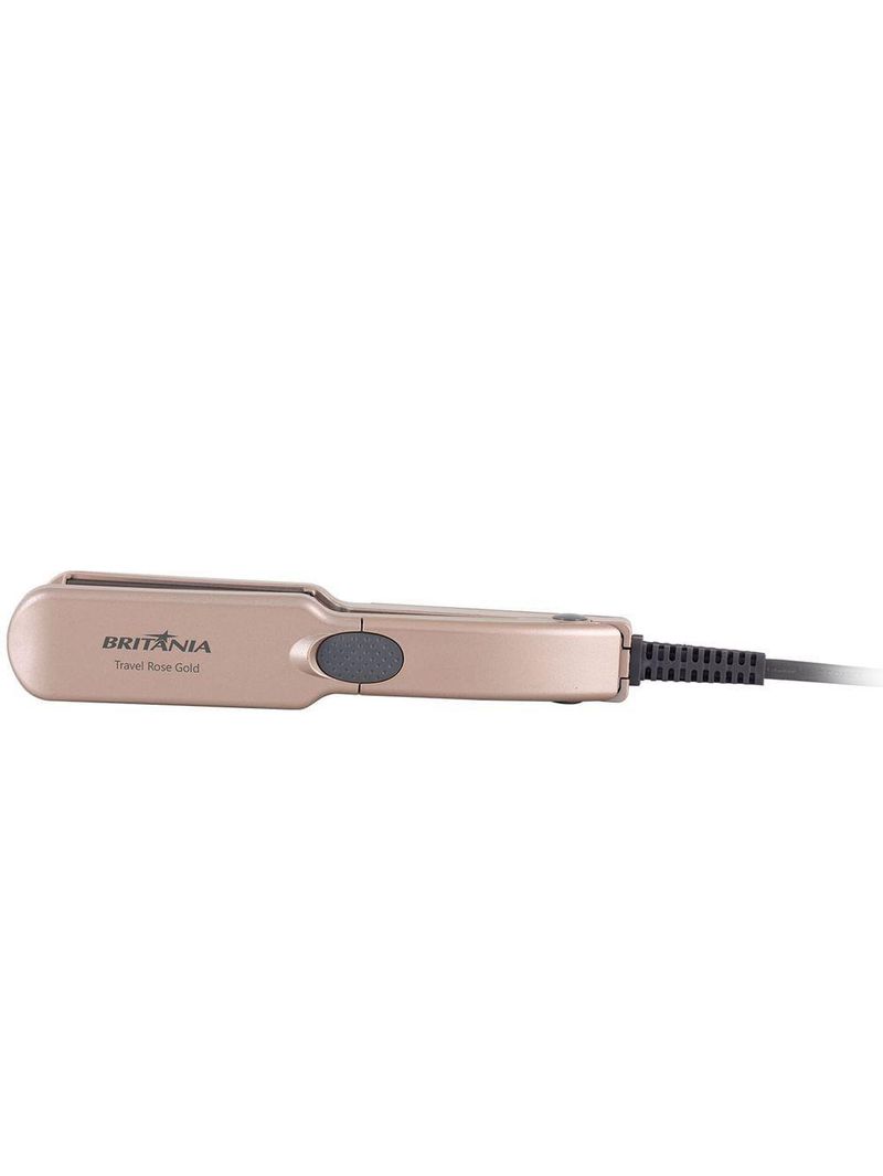 Kit Britânia Travel Rose Gold Secador e Prancha Bivolt