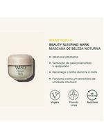 Máscara hidratante shiseido - waso yuzu-c beauty sleeping mask