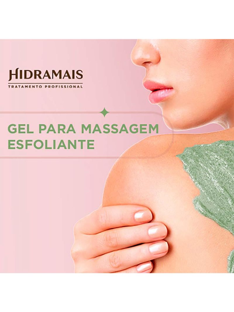 Gel corporal esfoliante suave hidramais