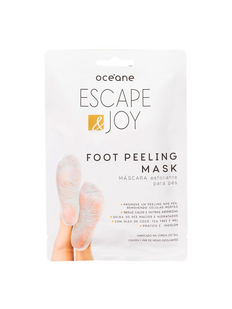 Máscara esfoliante para pés océane – foot peeling mask