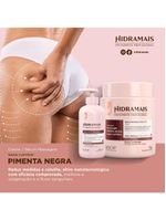 Creme para massagem hidramais pimenta negra caffein