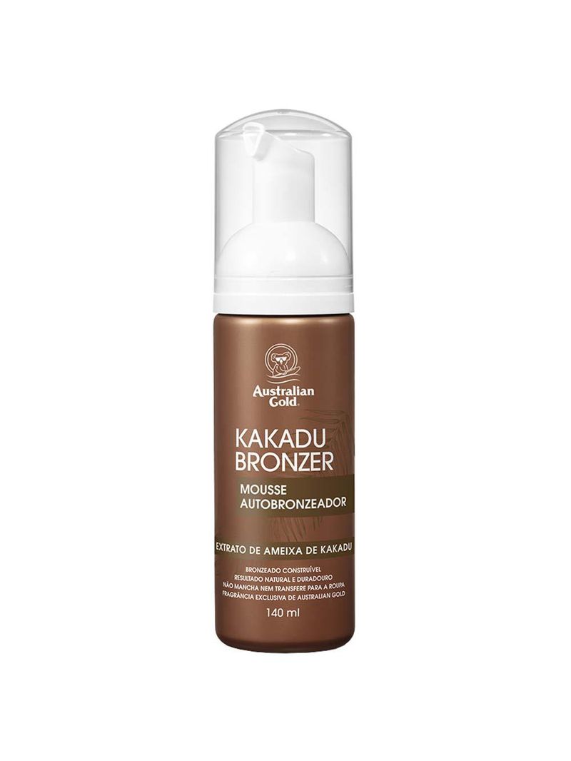 Mousse autobronzeador australian gold kakadu bronzer