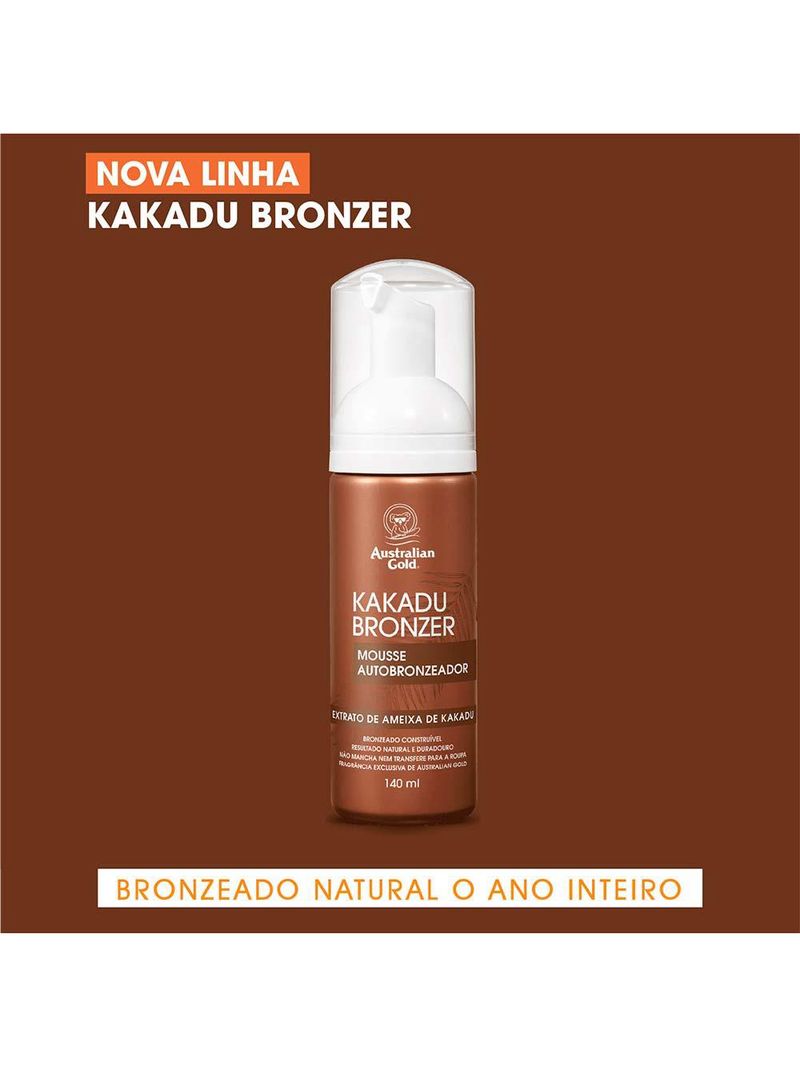 Mousse autobronzeador australian gold kakadu bronzer