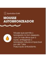 Mousse autobronzeador australian gold kakadu bronzer