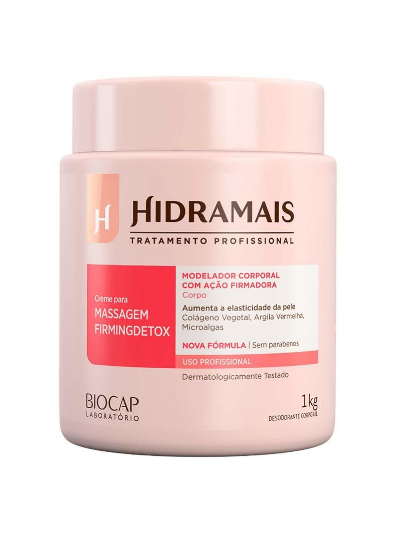 Creme de massagem hidramais firmingdetox